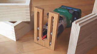 12 in 1 Simple Router Trimmer Hacks | Japanese Woodworking