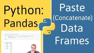 How to Concatenate Data Frames in Pandas (Python)