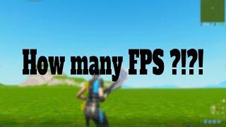 Finally I got up to 1000 FPS in Fortnite