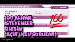 6.Sınıf Din Kültürü 1.Dönem 1.Yazılı