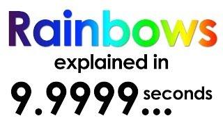 Rainbows explained in ten seconds