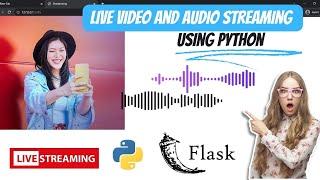 Live stream your video with live audio using python || Live Video call in Local Network Using python