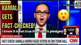 WOW! CNN actually FACT-CHECKED Kamala! 