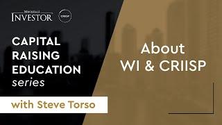 Wholesale Investor & CRIISP - Our History | Our Investor Profile | Your Most FAQ's