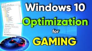 WINDOWS 10 Optimization for GAMING - EASY 6 Steps - 2021 Updated guide!