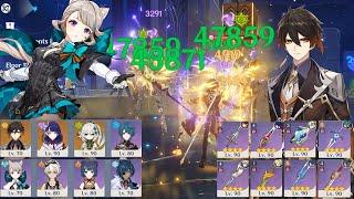 4.0 Spiral Abyss - F2P Trio Archon & Lynette Melt Spiral Abyss Floor 12-9 - Genshin Impact