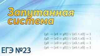 ЗАПУТАННАЯ СИСТЕМА ЛОГИЧЕСКИХ УРАВНЕНИЙ