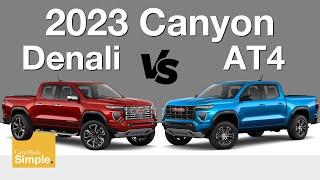 2023 GMC Canyon Denali vs AT4 | Feature & Pricing Breakdown!