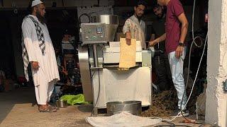 100 kg / hour oil expeller | live demo | Soby Agro Machinery