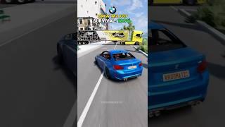 BMW M-Series vs Trailer #beamngdrive #beamng #beamngcrashes #car #cars #bmw