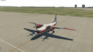 XP11 - An-24 startup and takeoff