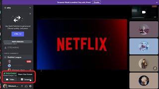 How To Stream NETFLIX and PRIME VIDEO thru Discord - Fixes Blackscreen & No Audio Issues.