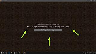 Fix failed to login invalid session (try restarting your game) Minecraft error