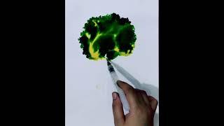 How to Paint with Ink and Water | Surprising results of ink | Ink Drawing | Fluid Art