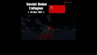 SOVIET UNION COLLAPSE | 26 Dec 1991 [Minecraft] #shorts #minecraft