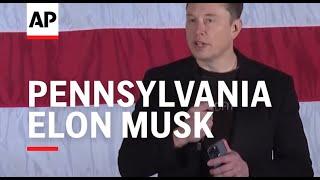 Elon Musk holds a pro-Trump town hall in Philly suburbs