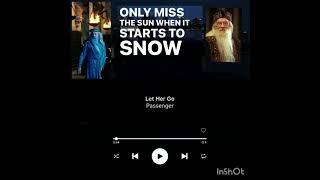 Let her go by passengers#staring at the ceiling in the dark#wonderful song#