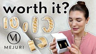 MEJURI REVIEW | 2 year gold vermeil update vs 14k gold & GIVEAWAY