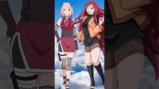 Sakura with Uzumaki Haruno family #narushippuden #kushina #narusaku #shinachiku #sakurauzumaki