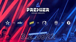 BLAST Premier Spring Groups 2022, Day 4: Complexity vs MIBR, NAVI vs Team Liquid, and BIG vs EG!