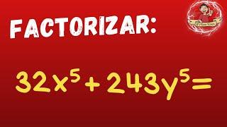 Factorización de sumas o diferencias de potencias impares iguales. Video 2 de 3