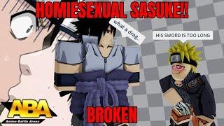 (DADDY SASUKE IS BROKEN??) | Sasuke | Anime Battle Arena