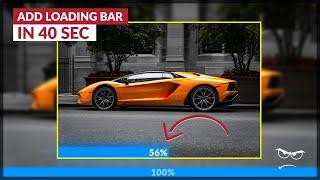 How to add LOADING BAR in Premiere Pro 2023