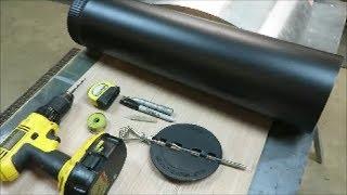 how to install a damper in a stove pipe