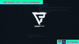 Free After Effects Intro Template #60 : Glitch Intro Template for After Effects || YouTube Intro