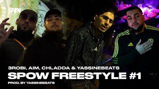 3robi, Aim, Chladda & YassineBeats - Spow Freestyle #1 (Official Video)