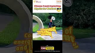 #fitness #freak #exploiting #physics for #workout #viralvideo #shorts