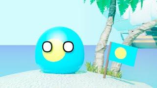 Palau Conquered the World || 3D Countryballs Animation