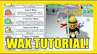 HOW TO USE WAX WITH BEEQUIPS TUTORIAL! (Bee Swarm Simulator) BEESMAS UPDATE! BECOME OP