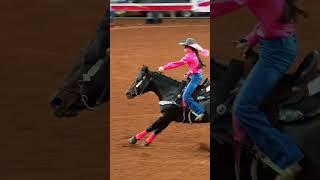 That shirt tho #streakinlilwayne #baileyfowler #shorts #stallion #fypシ #barrelracing