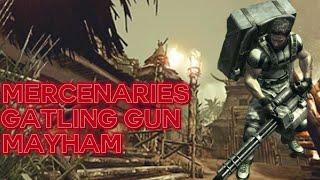 RESIDENT EVIL 5 MERCENARIES VILLLAGE GATLING GUN 4K GAMEPLAY