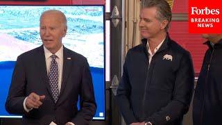 WATCH: Biden Celebrates Becoming Great-grandfather At Los Angeles Wildfires Press Briefing