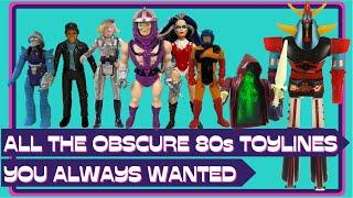 12 OBSCURE 1980s Toylines You Always WANTED | Lesser Known or Forgotten 80s Toys & Action Figures