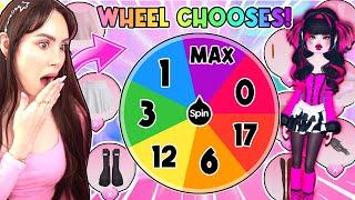 MYSTERY WHEEL Decides HOW MANY ITEMS I CAN USE In Dress To Impress