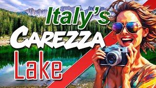 Carezza lake in the Dolomites. Short introduction. #vafeltre #italytravel #thedolomites