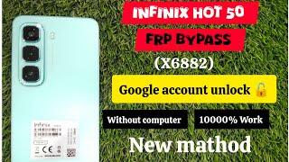 Infinix Hot 50 (x6882) Frp bypass. Google account unlock  without computer.100% work.new mathod