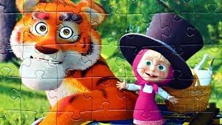 Masha and Bear puzzle games for kids