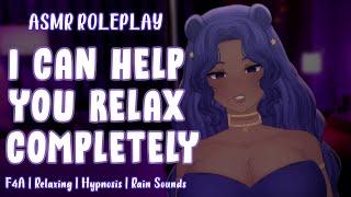 ASMR Roleplay | Sweet Therapist Relaxes You | [Personal Attention] [Hypnosis] [F4A] [Rain] [Anxiety]