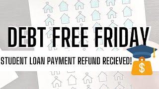 Debt Free Friday | I received my federal student loan payment refund! Financial Goals Update 2022