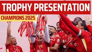 CHAMPIONS! Liverpool Premier League Title Trophy Lift
