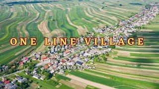 A polish village, all the houses stand on one street - Sułoszowa