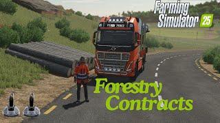 FS25: Forestry Contracts in Farming Simulator 25 | How to Master Logging!