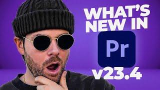 The BEST UPDATE in a LONG TIME!! WHAT'S NEW IN PREMIERE PRO v23.4