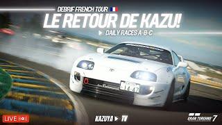  Gran Turismo 7 | Le retour de Kazuya! | Live Chill | Débrif French Tour 2024 et Daily Races