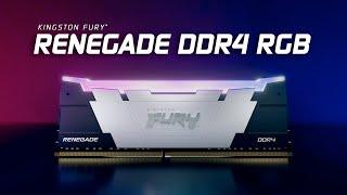 DDR4 memory with speeds of up to 4600MT/s – Kingston FURY Renegade RGB