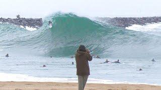 The Wedge Newport Beach - Biggest Wipeouts 2024!!!